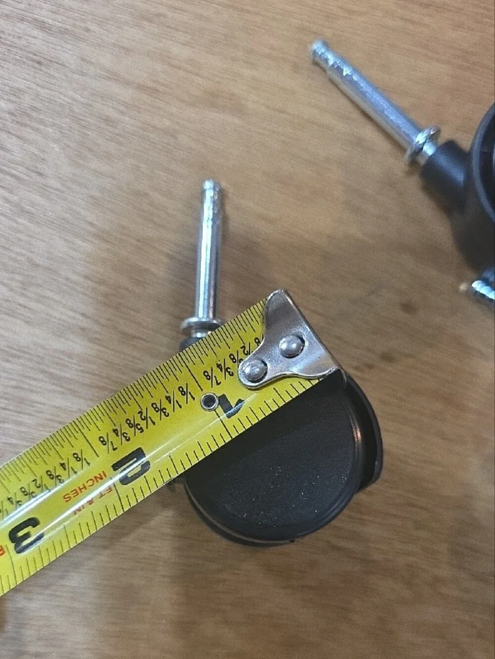 Set of 4 Black Furniture Casters